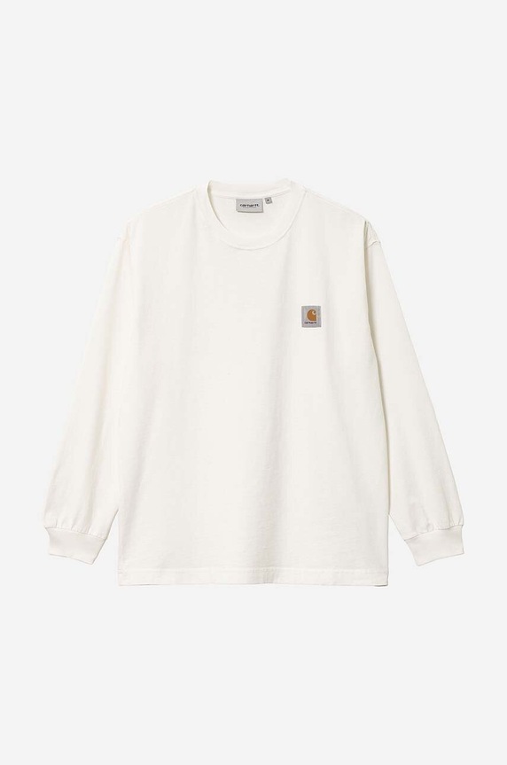 Carhartt WIP Carhartt WIP L/S Nelson T-Shirt I029948 WAX longsleeve Men's cotton I029948 white