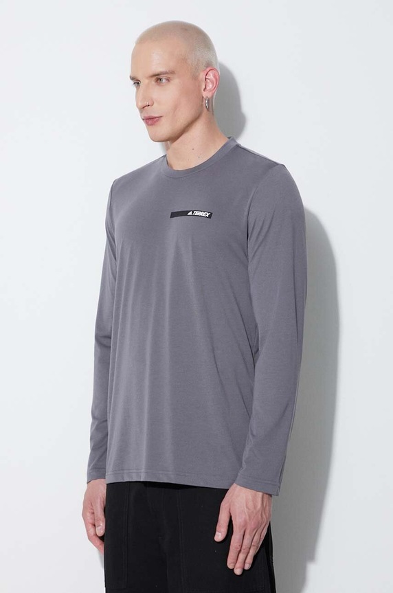 adidas longsleeve Felsblock szary BS1106
