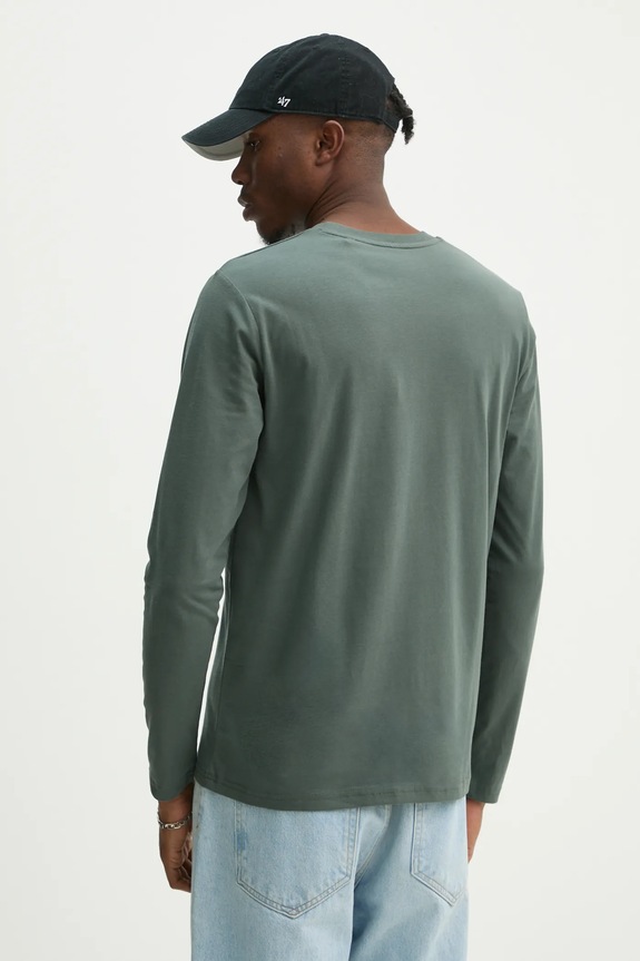 Одежда Хлопковый лонгслив Marc O'Polo 5000009410 зелёный