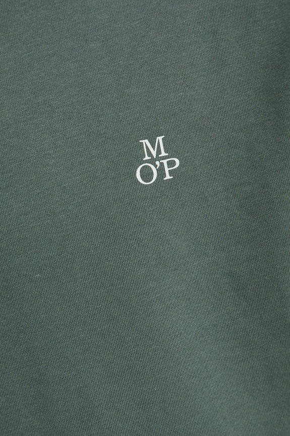 Хлопковый лонгслив Marc O'Polo 5000009410 зелёный