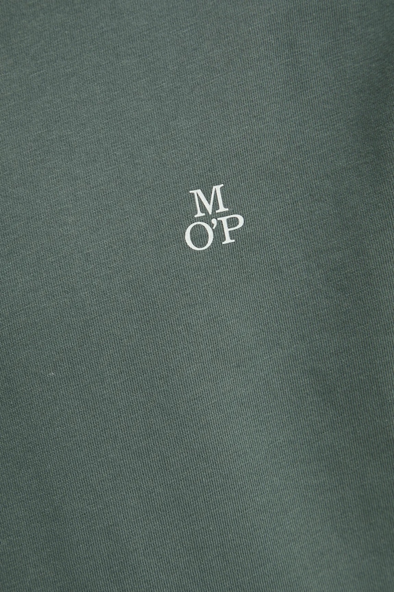 Хлопковый лонгслив Marc O'Polo 5000009410 зелёный