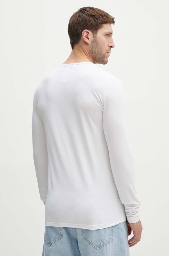 Odzież Versace longsleeve AUU01007.1A10011 biały