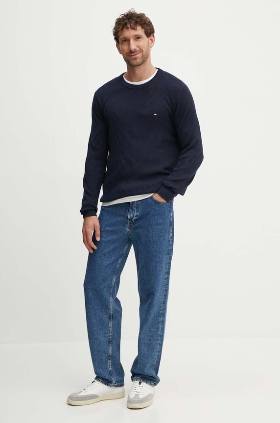Majica z dolgimi rokavi Tommy Hilfiger 3-pack UM0UM03022 bež AA00