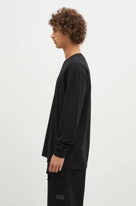 1017 ALYX 9SM top a maniche lunghe in cotone Regular Fit Longsleeve Crewneck Tee AAMTS0483FA01 nero AA00