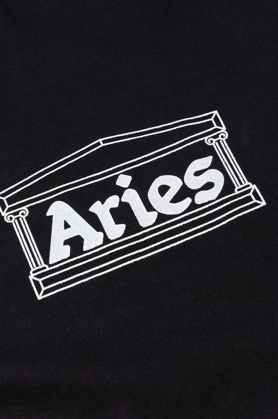 Bavlněné tričko s dlouhým rukávem Aries Temple LS Tee AR66600 BURGUNDY AR66600