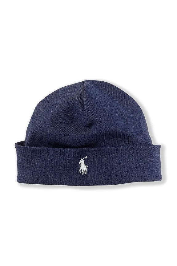 Βαμβακερό σκουφάκι Polo Ralph Lauren βαμβάκι σκούρο μπλε 320552454003
