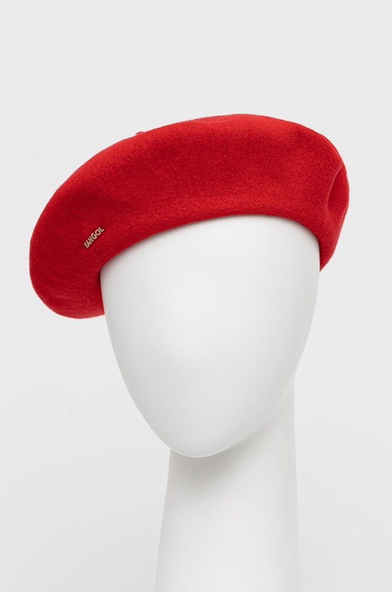 Kangol Beret wełna czerwony 3388BC.RD608