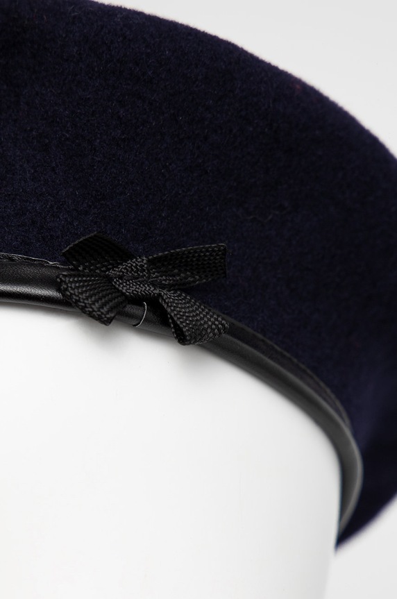 Kangol Beret wełniany czarny 0248HT.DB404