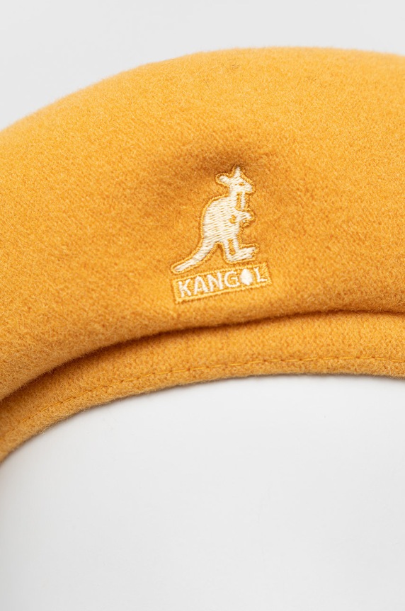 Kangol Beret wełniany K3107ST.WA800 żółty AA00