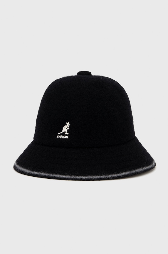 Kangol Kapelusz wełniany wełna czarny K3181ST.BO013