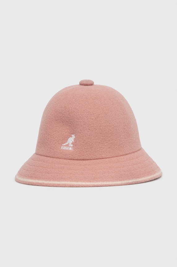 Kangol gyapjú sapka sima rózsaszín K3181ST.DR669