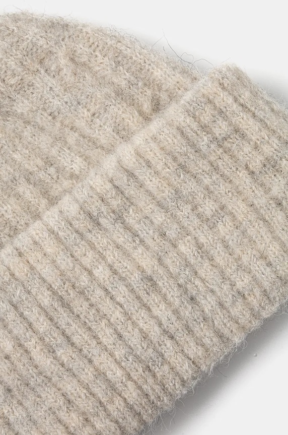 Doplňky Čepice z vlněné směsi American Vintage Bonnet EAST22A béžová