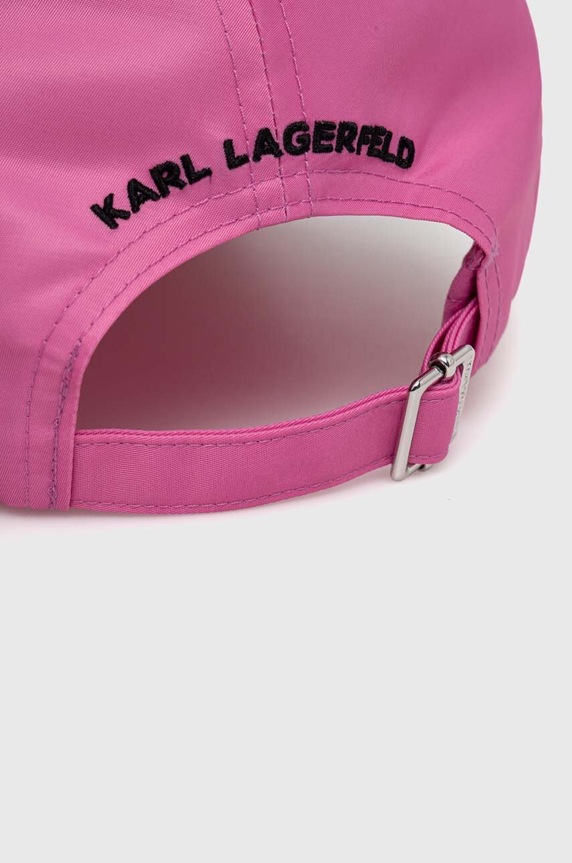Kšiltovka Karl Lagerfeld 240W3402 růžová AA00