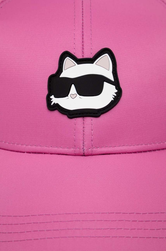 Doplňky Kšiltovka Karl Lagerfeld 240W3402 růžová