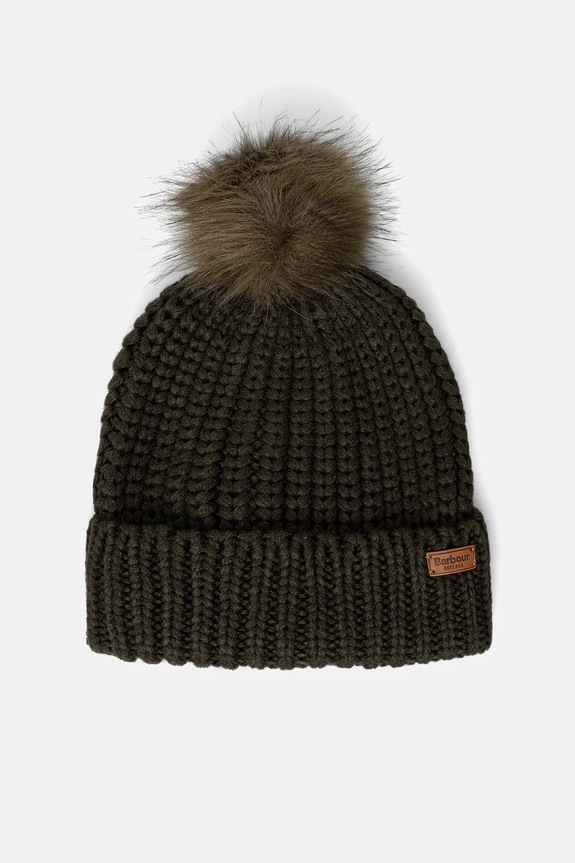 Barbour czapka zielony LHA0336