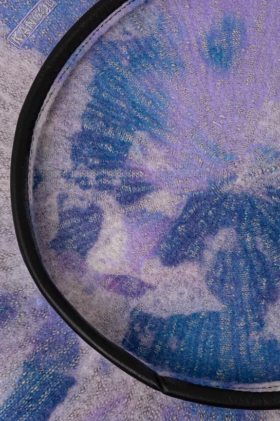 Kangol beret wełniany HEATHERED TIE DYE fioletowy K3711.GS401