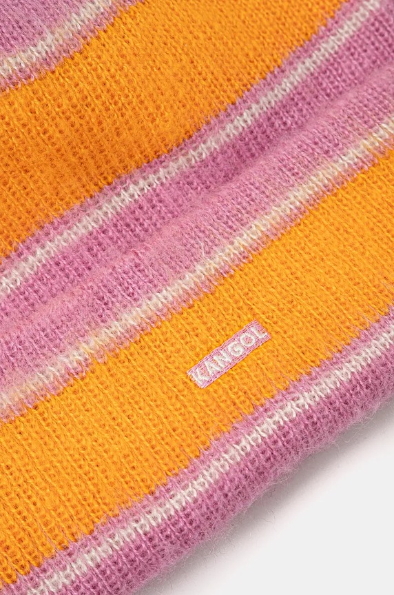 Akcesoria Kangol czapka FUZZY STRIPE K3725.PP692 pomarańczowy