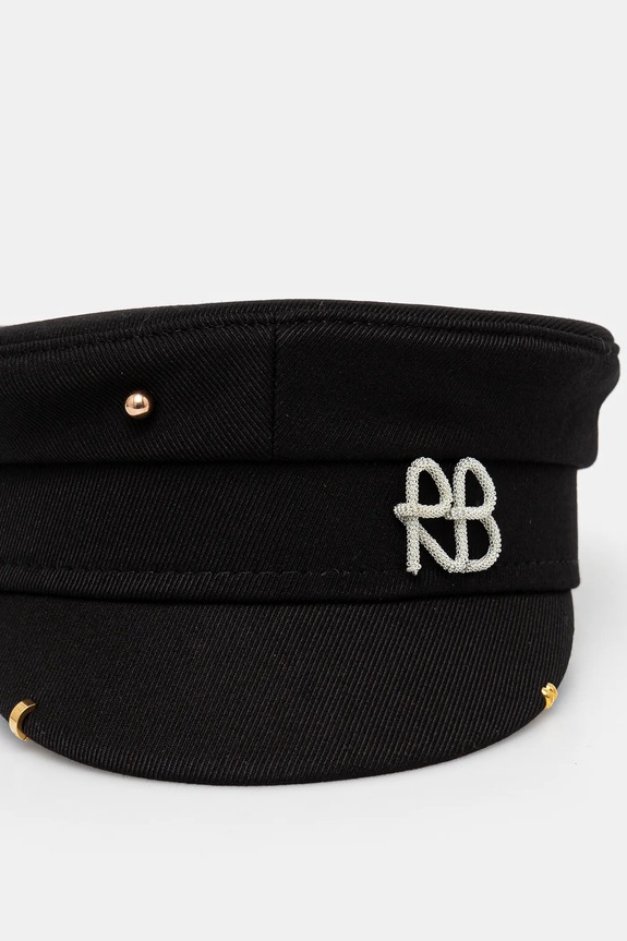 Accesorii Ruslan Baginskiy bască Pierced Baker Boy Cap KPC033.WA.PRS.SIRB negru