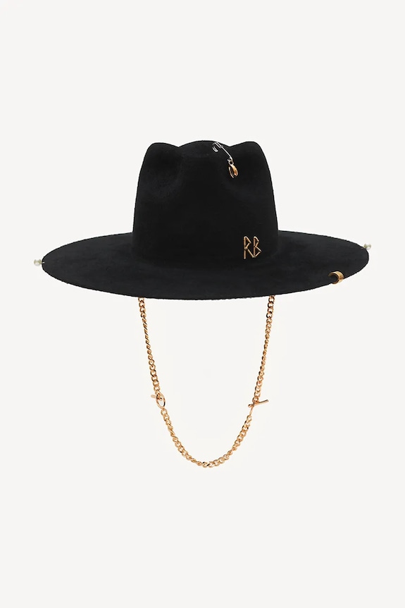 Šešir Ruslan Baginskiy Fedora Hat ostalo crna FDR033.F.PRS.CHA.GRB