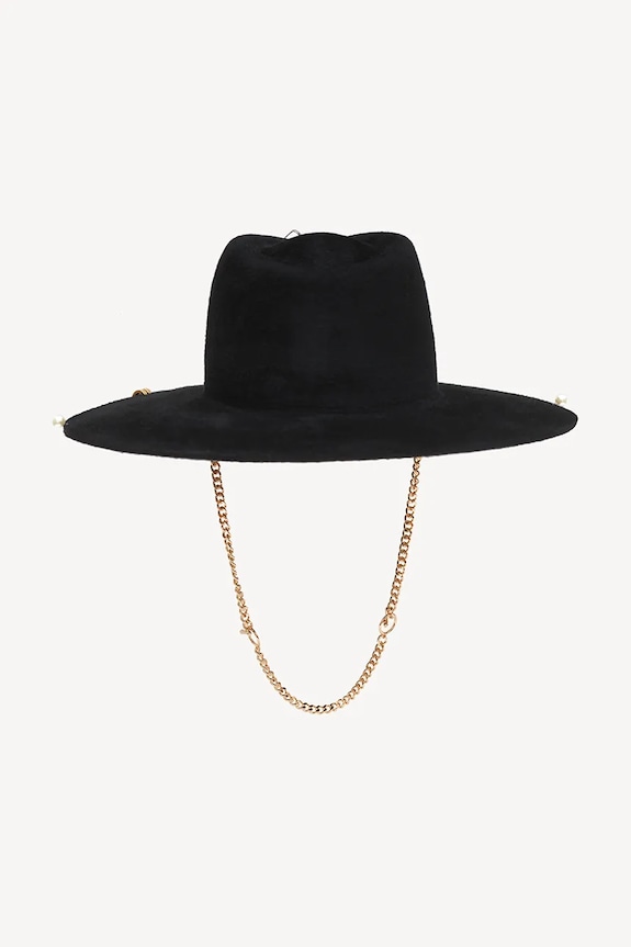 Dodaci Šešir Ruslan Baginskiy Fedora Hat FDR033.F.PRS.CHA.GRB crna