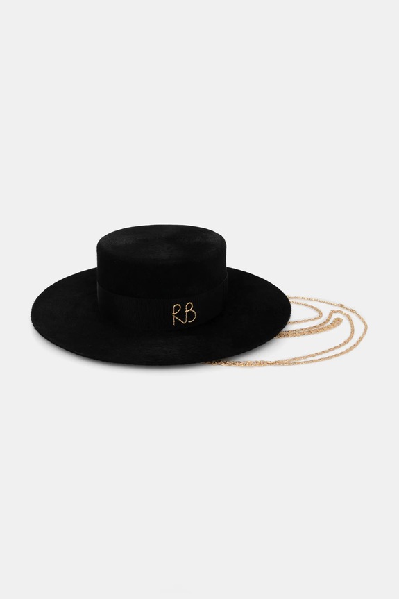 Καπέλο Ruslan Baginskiy CNT033.F.3CHA.9P.MRB μαύρο AA00