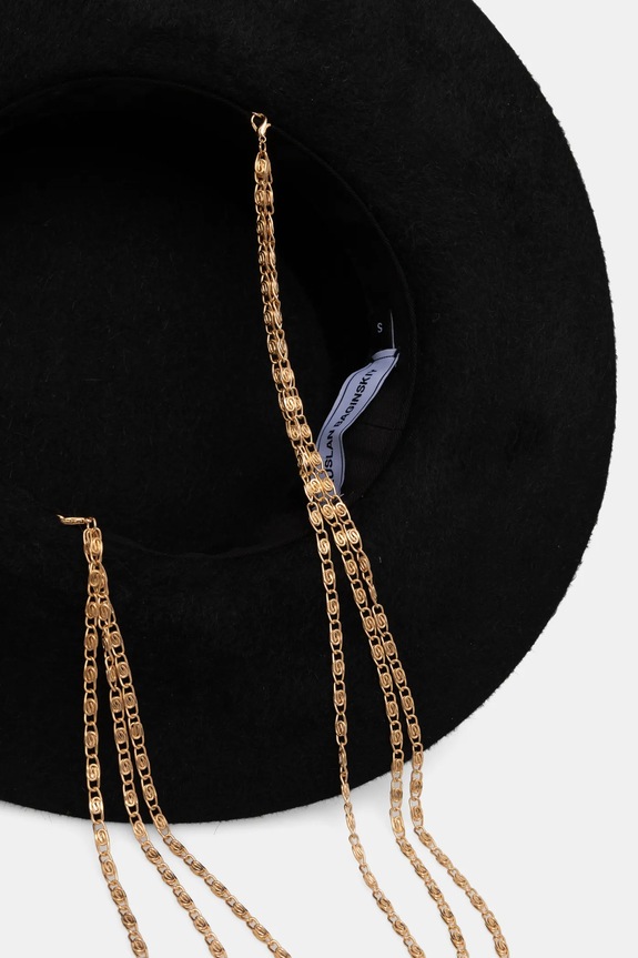 Καπέλο Ruslan Baginskiy μαύρο CNT033.F.3CHA.9P.MRB