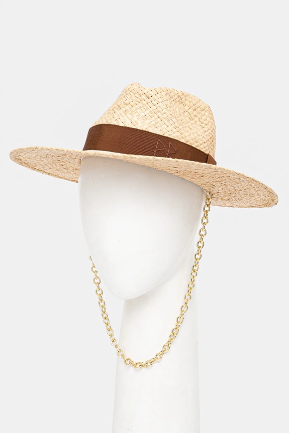 Šešir Ruslan Baginskiy Fedora Hat FDR036/09.STR.CHA bež AA00