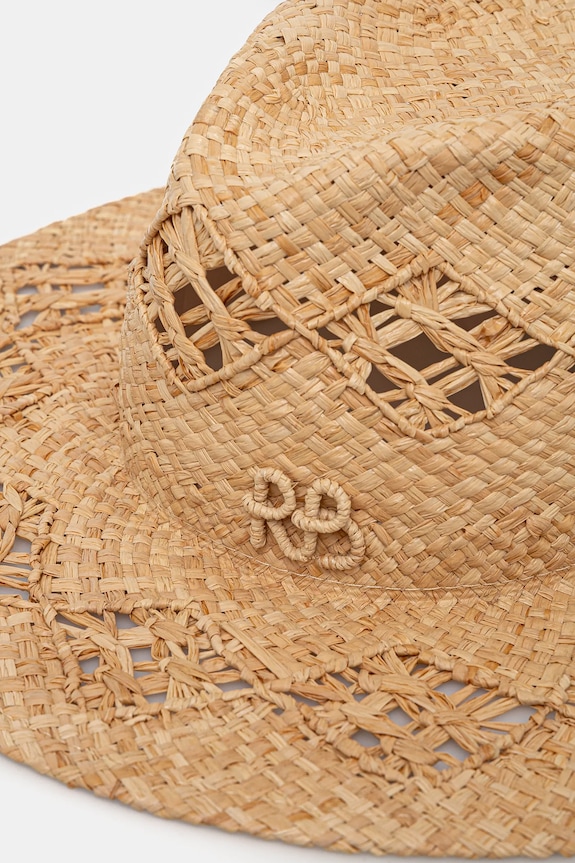 Šešir Ruslan Baginskiy Fedora Hat FDR036.STR.DRK.SRB bež AA00