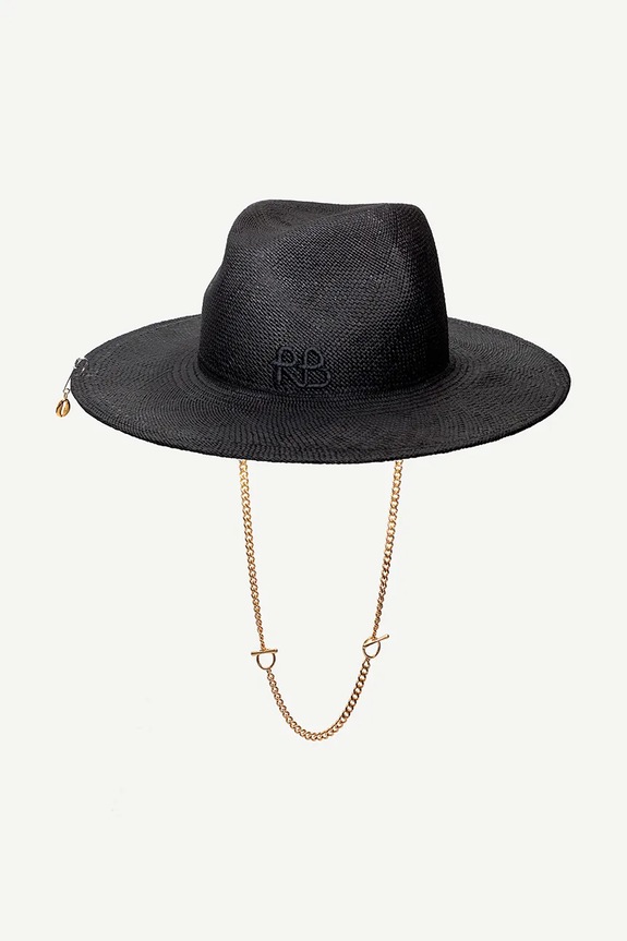 Αξεσουάρ Καπέλο Ruslan Baginskiy Fedora Hat FDR033.STR.9P.PRS.CHA μαύρο