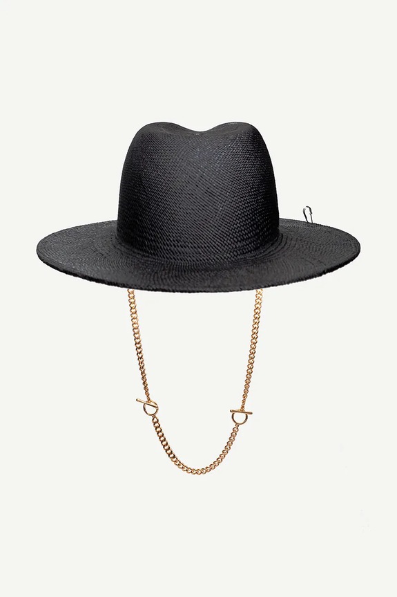Καπέλο Ruslan Baginskiy Fedora Hat μαύρο FDR033.STR.9P.PRS.CHA