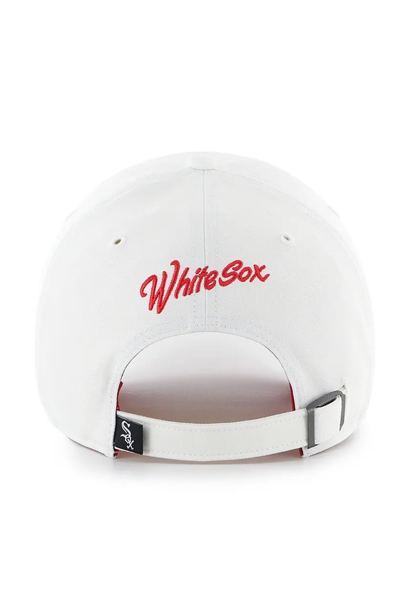 Βαμβακερό καπέλο του μπέιζμπολ 47 brand MLB Chicago White Sox B.CHPCU06GWS.WH λευκό AA00