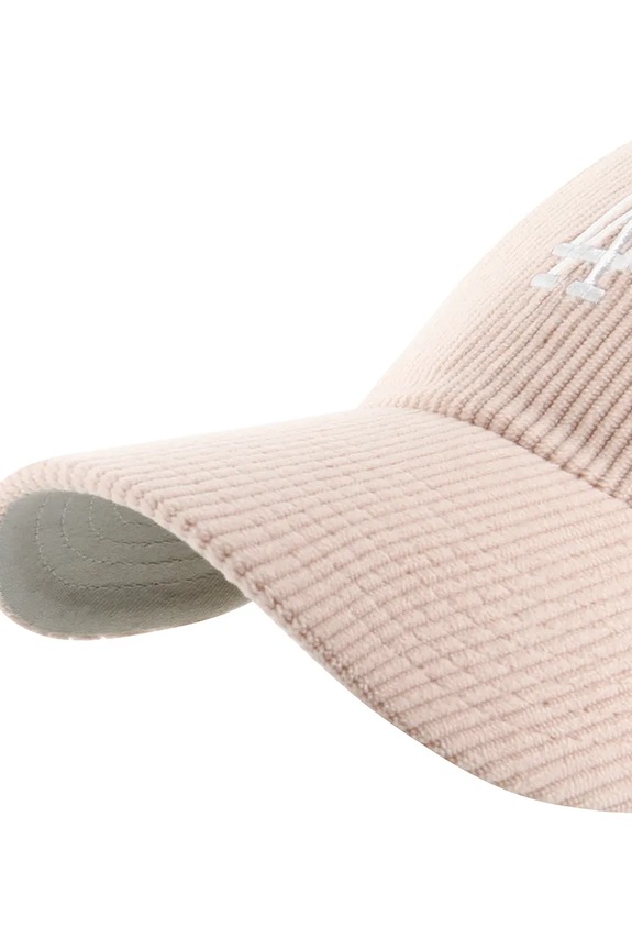 Accessori 47 brand cappello con visiera in velluto a coste MLB Los Angeles Dodgers B.THCBR12EWS.PK rosa