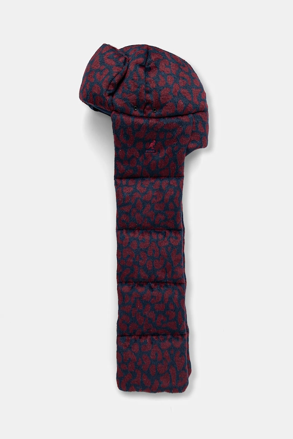 Kangol sapka MEGA TRAPPER vastag burgundia K5467.NL412