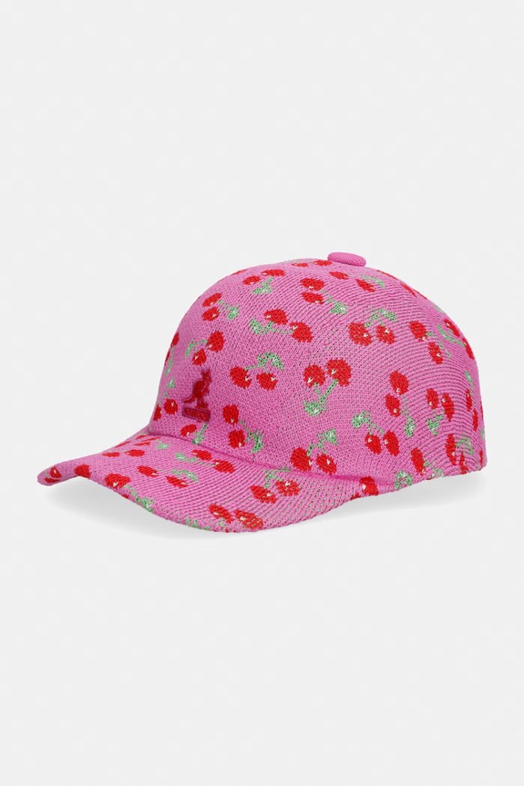 Kangol czapka z daszkiem damska TROPIC CHERRY SPACECAP różowy K3820.BF692
