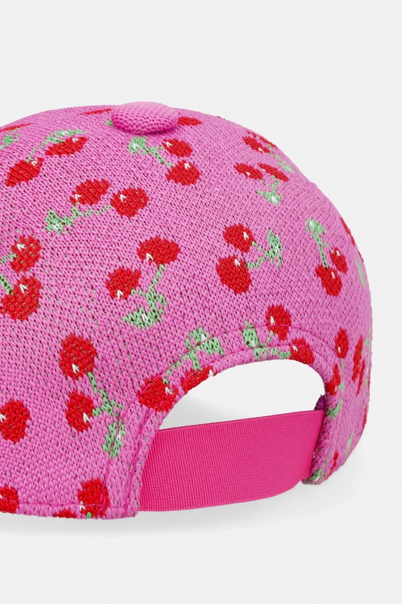 Akcesoria Kangol czapka z daszkiem damska TROPIC CHERRY SPACECAP K3820.BF692 różowy