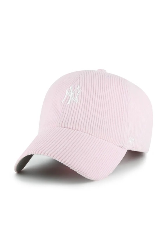 47 brand czapka z daszkiem MLB New York Yankees aplikacja różowy B.THCBR17EWS.PK
