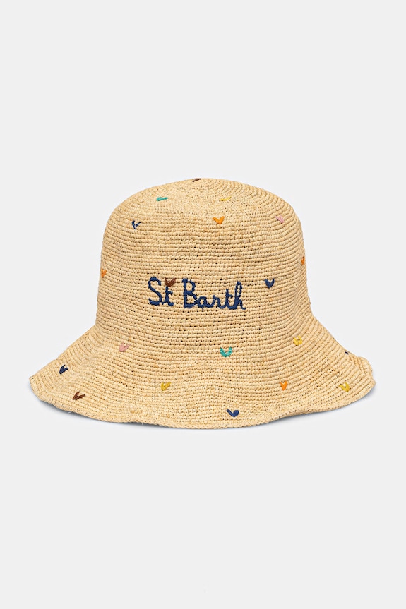 MC2 Saint Barth kapelusz bucket damski pleciony beżowy RHAT001
