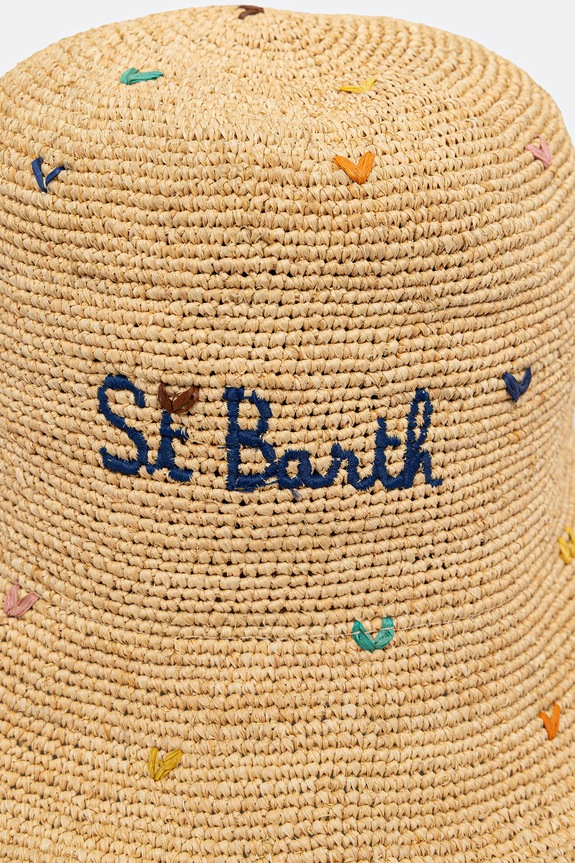 MC2 Saint Barth kapelusz bucket damski pleciony RHAT001 beżowy AA00