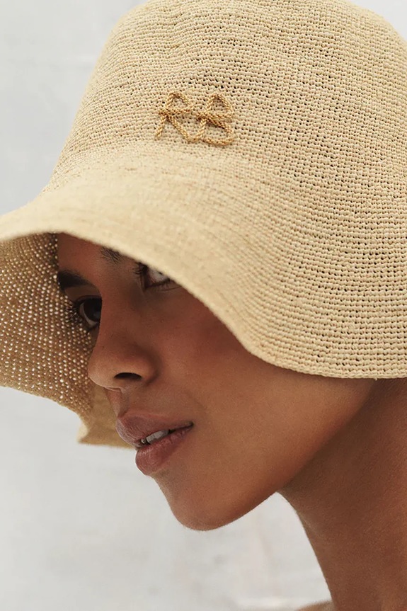 Klobúk Ruslan Baginskiy Bucket Hat BCT036.STR.MRB.KN béžová AA00