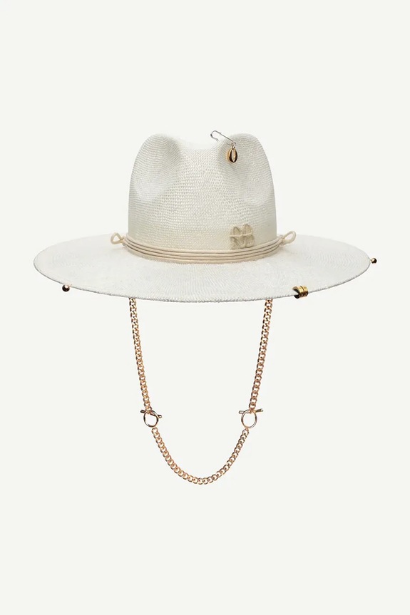 Klobouk Ruslan Baginskiy Fedora Hat FDR036.SZL.PRS.CHA.SRB béžová AA00