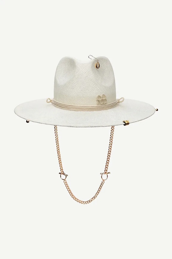 Klobouk Ruslan Baginskiy Fedora Hat FDR036.SZL.PRS.CHA.SRB béžová AA00