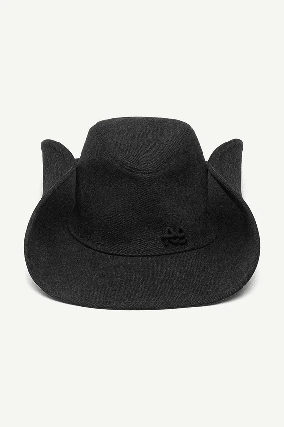 Ruslan Baginskiy kapelusz jeansowy Ruslan Baginskiy Denim Cowboy Hat CWB033.C.JNS.11P.WRB czarny AA00