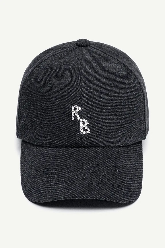 Ruslan Baginskiy șapcă de baseball din denim BSB033.C.JNS.DMD negru AA00