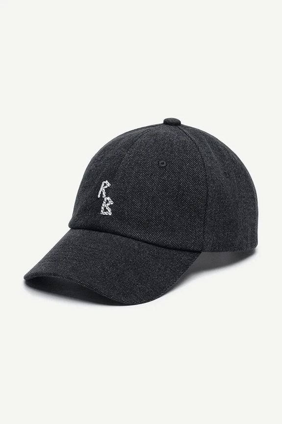 Accesorii Ruslan Baginskiy șapcă de baseball din denim BSB033.C.JNS.DMD negru
