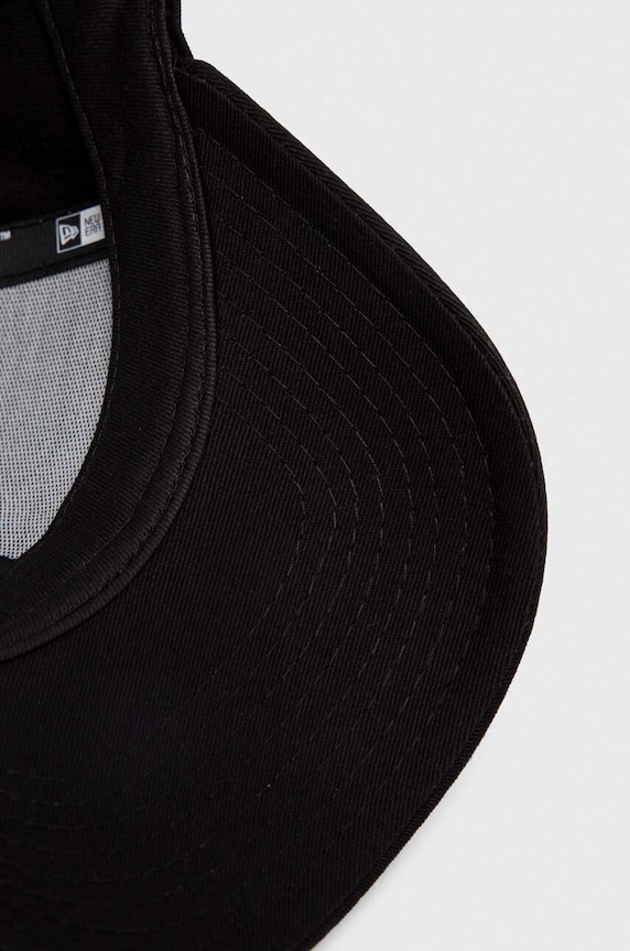 New Era cappello con visiera in cotone bambini nero 12053099