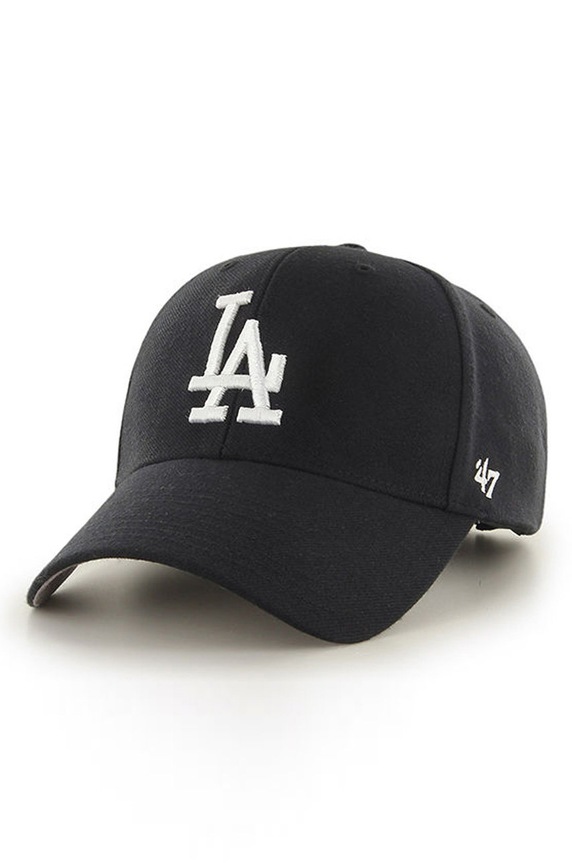 47brand - Sapca Los Angeles Dodgers negru B.MVP12WBV.BKW