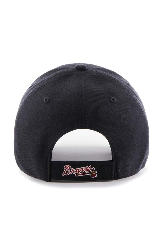 47 brand - Sapka Atlanta Braves B.MVP01WBV.RA fekete AA00