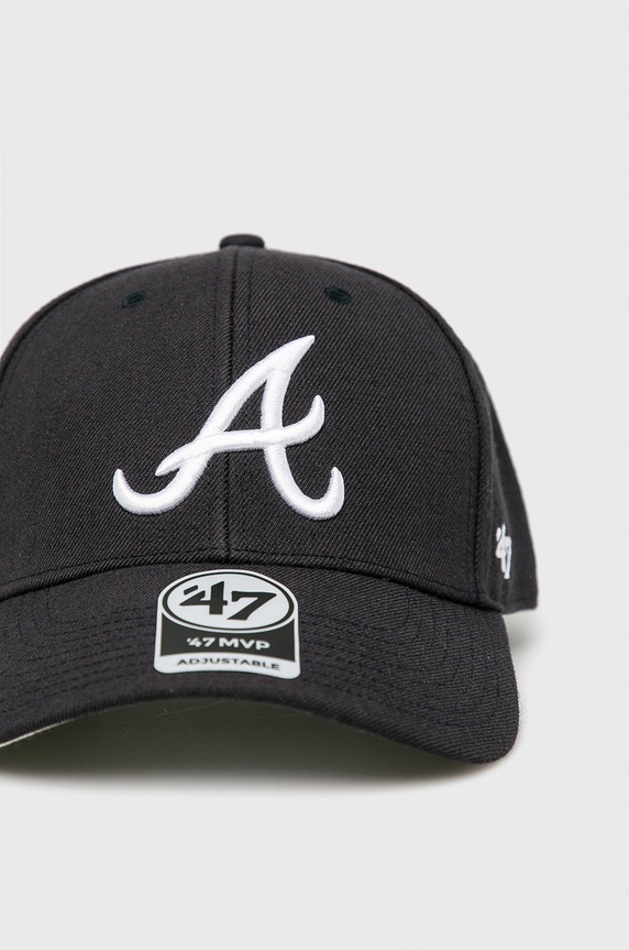 Kiegészítők 47 brand - Sapka Atlanta Braves B.MVP01WBV.RA fekete