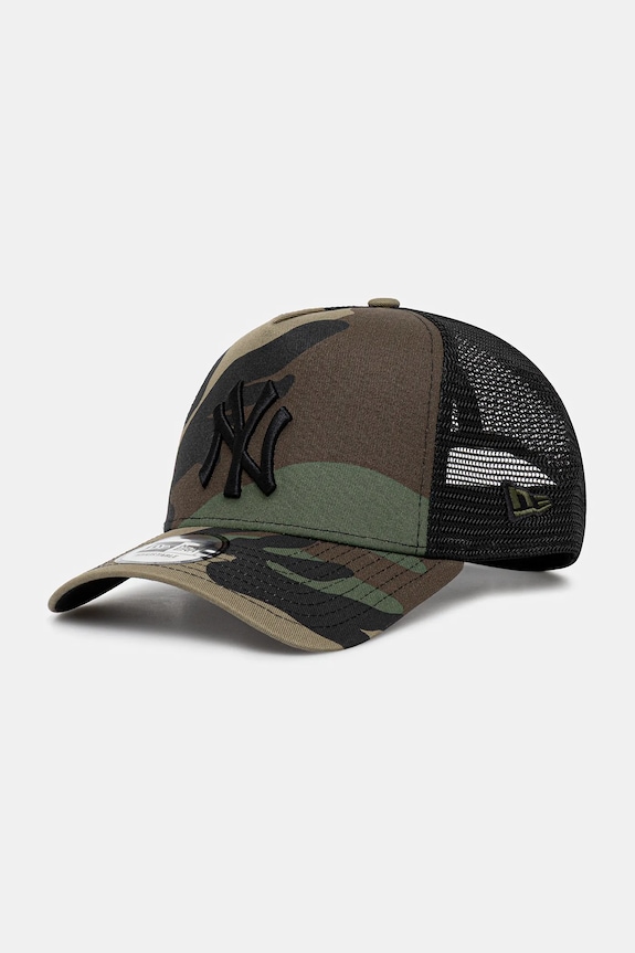 New Era - Czapka LEAGUE ESSENTIAL 9FORTY® EF TRUCKER zielony 11579473
