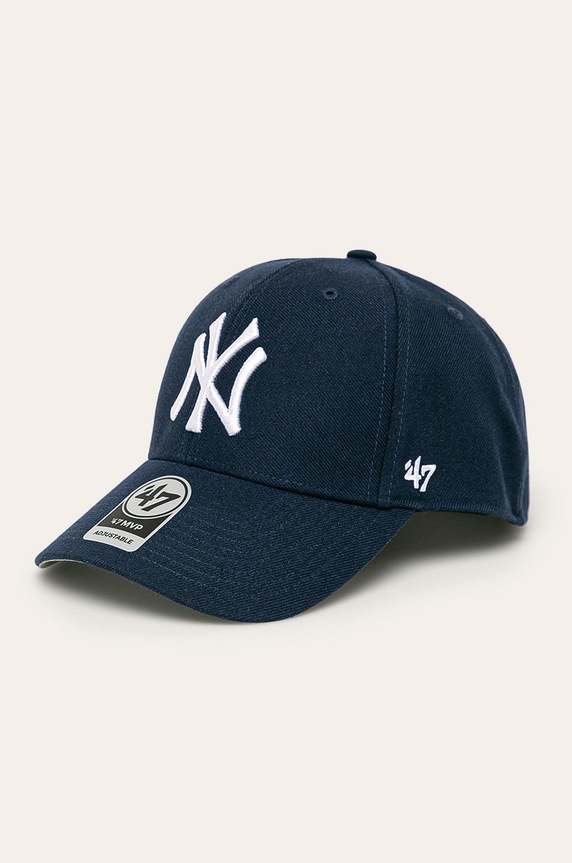 47 brand - Czapka New York Yankees granatowy B.MVP17WBV.LN